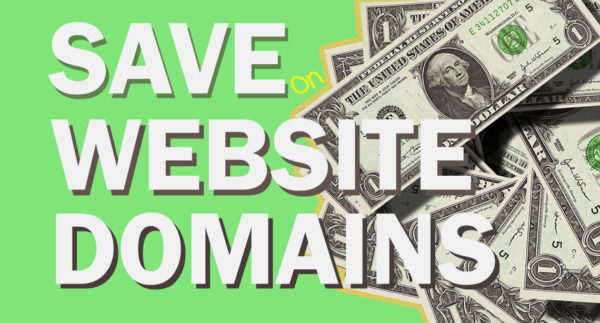 Save Money on Website Domains